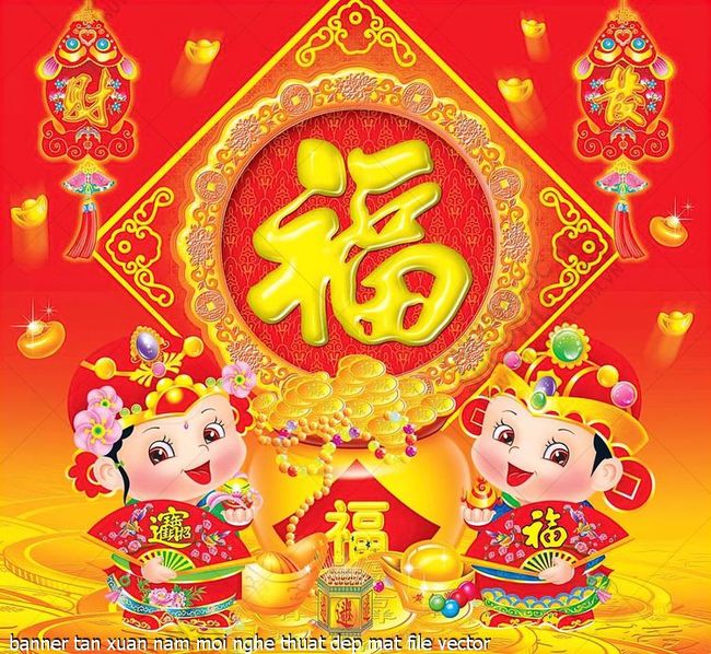 banner tan xuan nam moi nghe thuat dep mat file vector